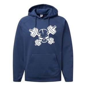 Crossed Barbell Performance Fleece Hoodie