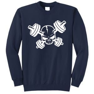 Crossed Barbell Tall Sweatshirt