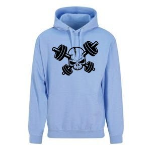 Crossed Barbell Unisex Surf Hoodie