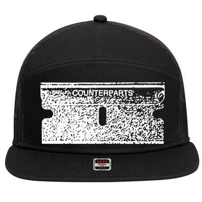Counterparts Blade 7 Panel Mesh Trucker Snapback Hat
