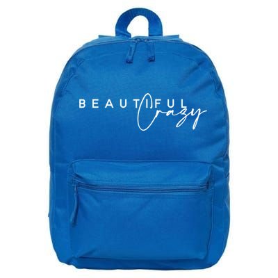 Crazy Beautiful Country Music Gift 16 in Basic Backpack