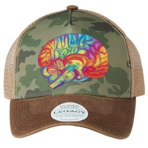 Colorful Brain Legacy Tie Dye Trucker Hat