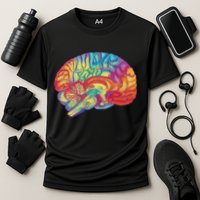 Colorful Brain Performance Shirt