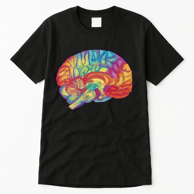 Colorful Brain Tall T-Shirt