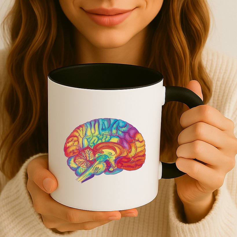 Colorful Brain Mug