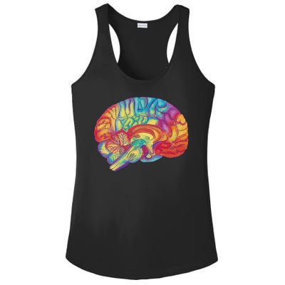 Colorful Brain Ladies PosiCharge Competitor Racerback Tank