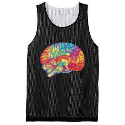 Colorful Brain Mesh Reversible Basketball Jersey Tank