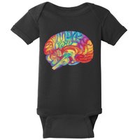 Colorful Brain Baby Bodysuit