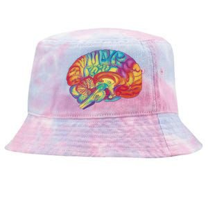 Colorful Brain Tie-Dyed Bucket Hat