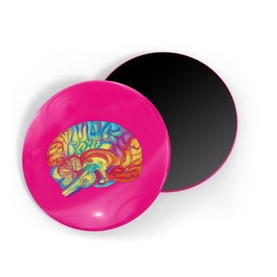 Colorful Brain Magnet