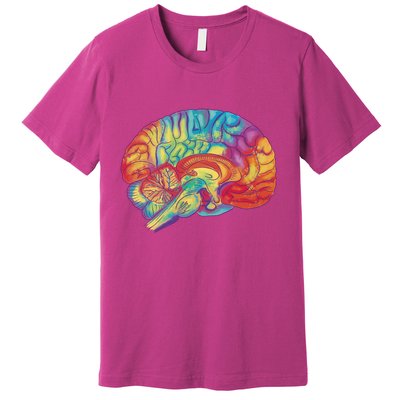 Colorful Brain Premium T-Shirt