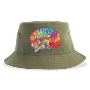 Colorful Brain Sustainable Bucket Hat