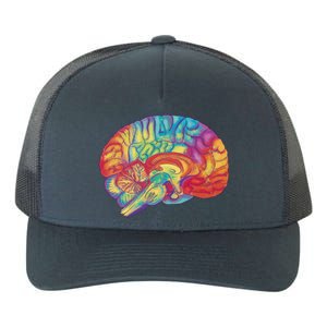 Colorful Brain Yupoong Adult 5-Panel Trucker Hat