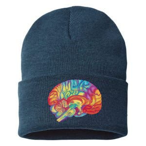 Colorful Brain Sustainable Knit Beanie