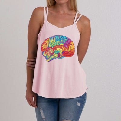 Colorful Brain Women's Strappy Tank