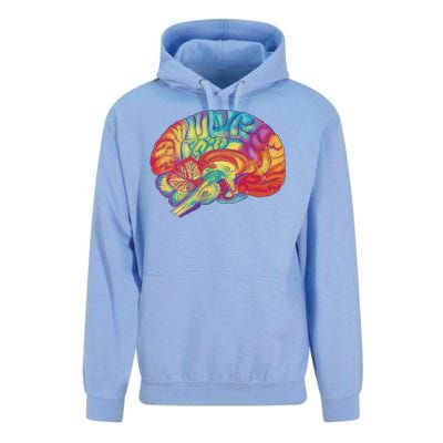 Colorful Brain Unisex Surf Hoodie