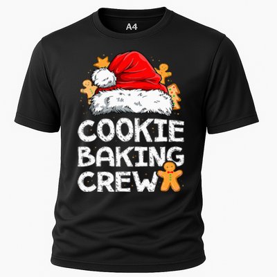 Cookie Baking Crew Christmas Santa Family Gingerbread Team Cooling Performance Crew T-Shirt