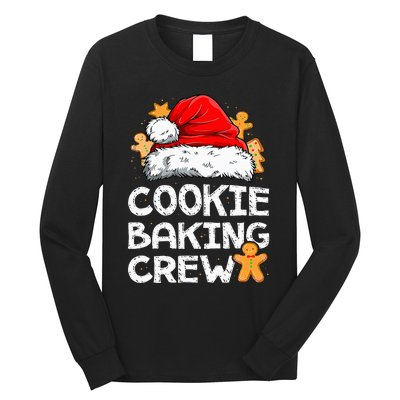 Cookie Baking Crew Christmas Santa Family Gingerbread Team Long Sleeve Shirt