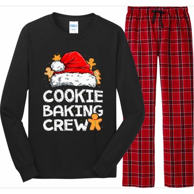 Cookie Baking Crew Christmas Santa Family Gingerbread Team Long Sleeve Pajama Set