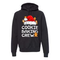 Cookie Baking Crew Christmas Santa Family Gingerbread Team Premium Hoodie