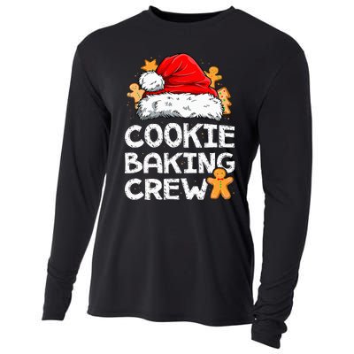 Cookie Baking Crew Christmas Santa Family Gingerbread Team Cooling Performance Long Sleeve Crew