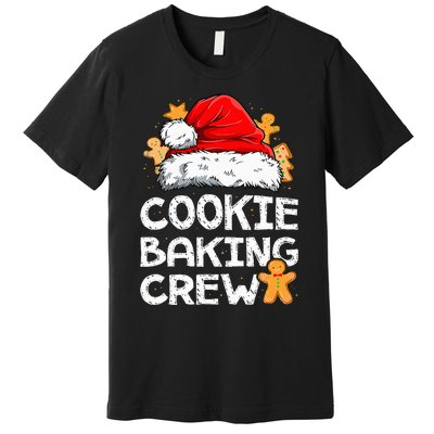 Cookie Baking Crew Christmas Santa Family Gingerbread Team Premium T-Shirt