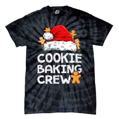 Cookie Baking Crew Christmas Santa Family Gingerbread Team Tie-Dye T-Shirt