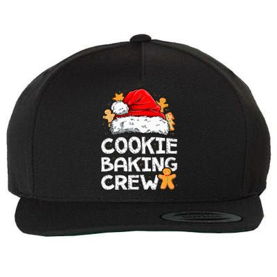 Cookie Baking Crew Christmas Santa Family Gingerbread Team Wool Snapback Cap