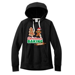 Christmas Baking Crew Funny Merry Xmas Cookies Matching Cute Gift Women's Fleece Hoodie