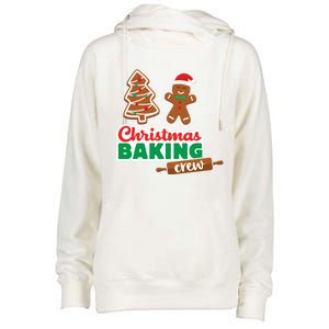 Christmas Baking Crew Funny Merry Xmas Cookies Matching Cute Gift Womens Funnel Neck Pullover Hood