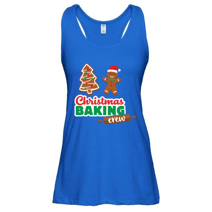 Christmas Baking Crew Funny Merry Xmas Cookies Matching Cute Gift Ladies Essential Flowy Tank