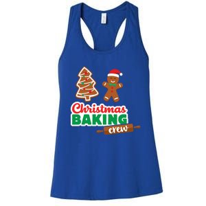 Christmas Baking Crew Funny Merry Xmas Cookies Matching Cute Gift Women's Racerback Tank