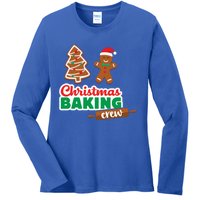 Christmas Baking Crew Funny Merry Xmas Cookies Matching Cute Gift Ladies Long Sleeve Shirt