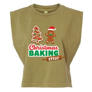 Christmas Baking Crew Funny Merry Xmas Cookies Matching Cute Gift Garment-Dyed Women's Muscle Tee