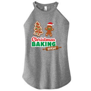 Christmas Baking Crew Funny Merry Xmas Cookies Matching Cute Gift Women's Perfect Tri Rocker Tank