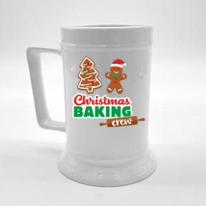 Christmas Baking Crew Funny Merry Xmas Cookies Matching Cute Gift Beer Stein