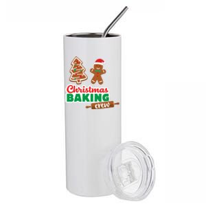 Christmas Baking Crew Funny Merry Xmas Cookies Matching Cute Gift Stainless Steel Tumbler