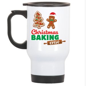 Christmas Baking Crew Funny Merry Xmas Cookies Matching Cute Gift Stainless Steel Travel Mug