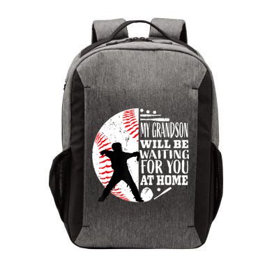 Cute Baseball Catcher Grandma Grandpa Grandson Quote Graphic Vector Backpack