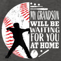 Cute Baseball Catcher Grandma Grandpa Grandson Quote Graphic Vector Backpack