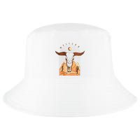 Cow Bull Cattle Skull Head Western Cool Comfort Performance Bucket Hat