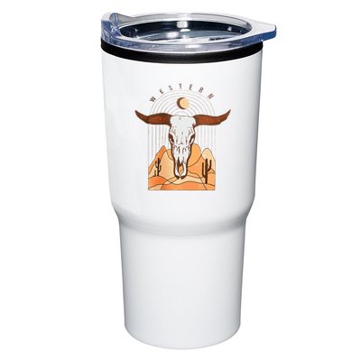 Cow Bull Cattle Skull Head Western Tumbler