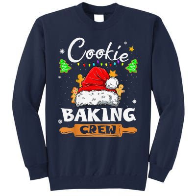 Cookie Baking Crew Christmas Funny Gingerbread Tall Sweatshirt