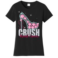 Crush Breast Cancer Cute Sparkly Design Women's T-Shirt