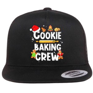 Cookie Baking Crew Family Christmas Funny Team Holiday Party Flat Bill Trucker Hat