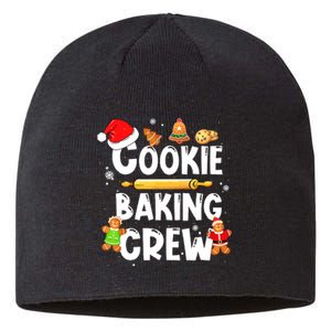 Cookie Baking Crew Family Christmas Funny Team Holiday Party Sustainable Beanie