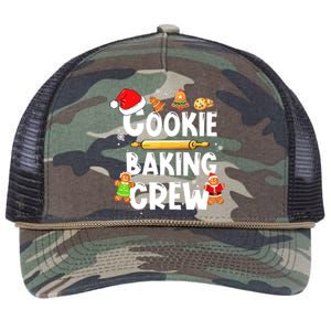 Cookie Baking Crew Family Christmas Funny Team Holiday Party Retro Rope Trucker Hat Cap