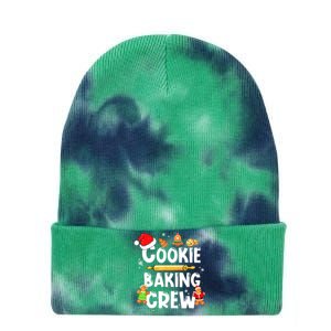 Cookie Baking Crew Family Christmas Funny Team Holiday Party Tie Dye 12in Knit Beanie