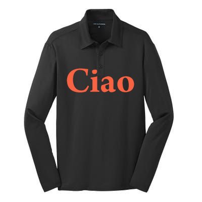 Ciao Bella Silk Touch Performance Long Sleeve Polo