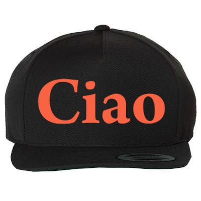 Ciao Bella Wool Snapback Cap